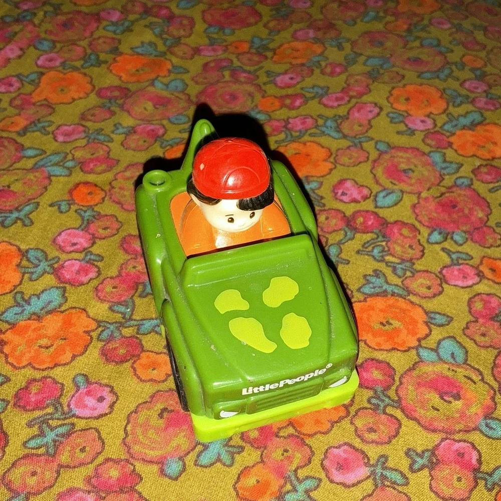 Little People Wheelies Race Car Dinosaur Crocodile Alligator Mattel  2013